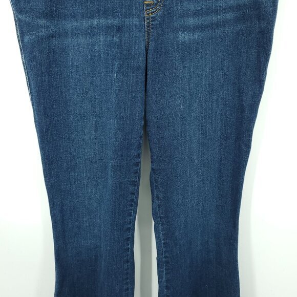 SPANX Pull-On Flare Jeans L Midnight Shade Blue - Picture 7 of 14